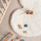 Kids Rug - Huggy Heart White