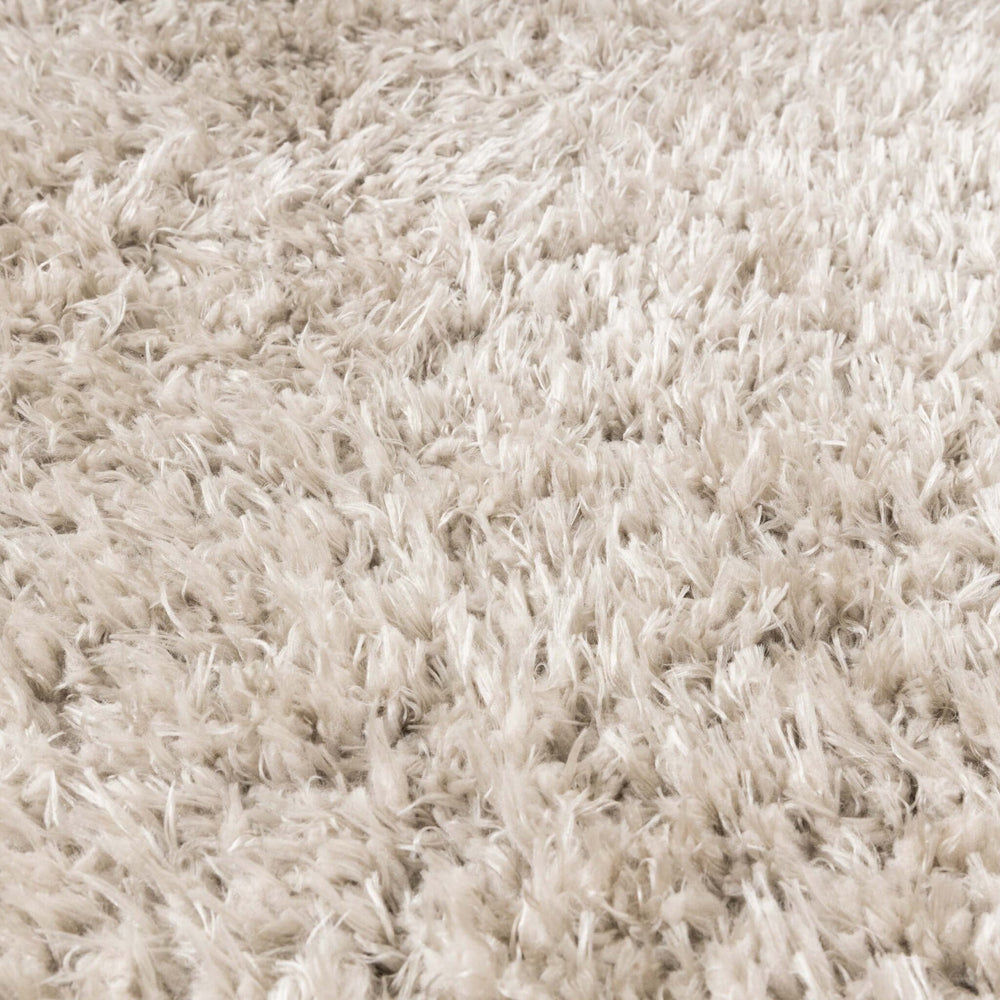 Round Shaggy Rug - Blaze Beige/Grey