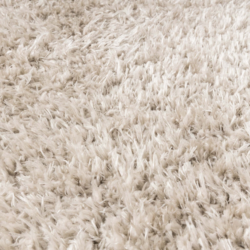 Round Shaggy Rug - Blaze Beige/Grey