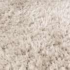 Round Shaggy Rug - Blaze Beige/Grey