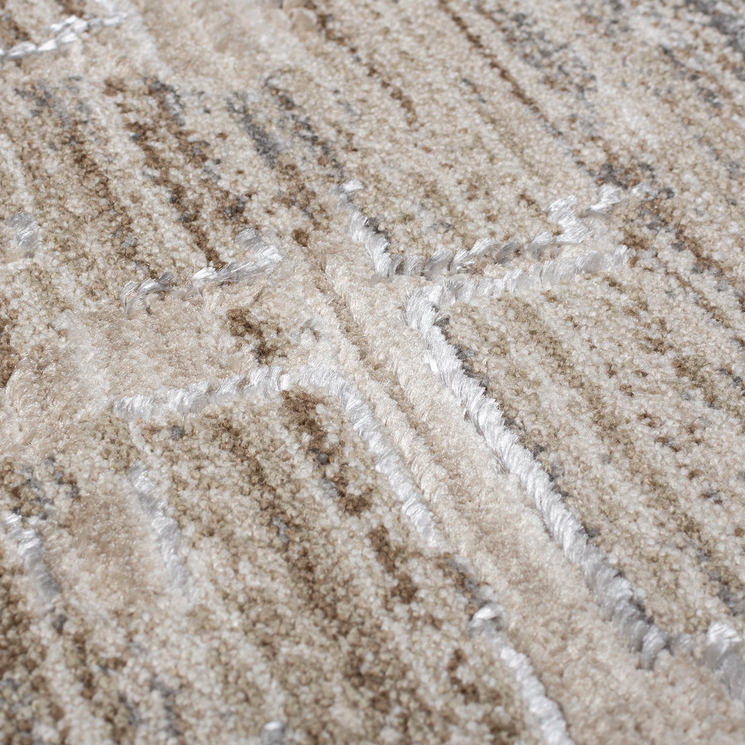 Abstract floor rug - Martino Taupe