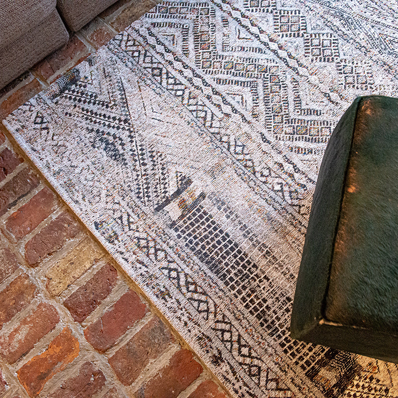 Vintage Floor Rug - Antiquarian Kilim White 9114