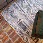 Vintage Floor Rug - Antiquarian Kilim White 9114