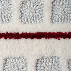 Children's floor rug - Zesto City Grey/Red