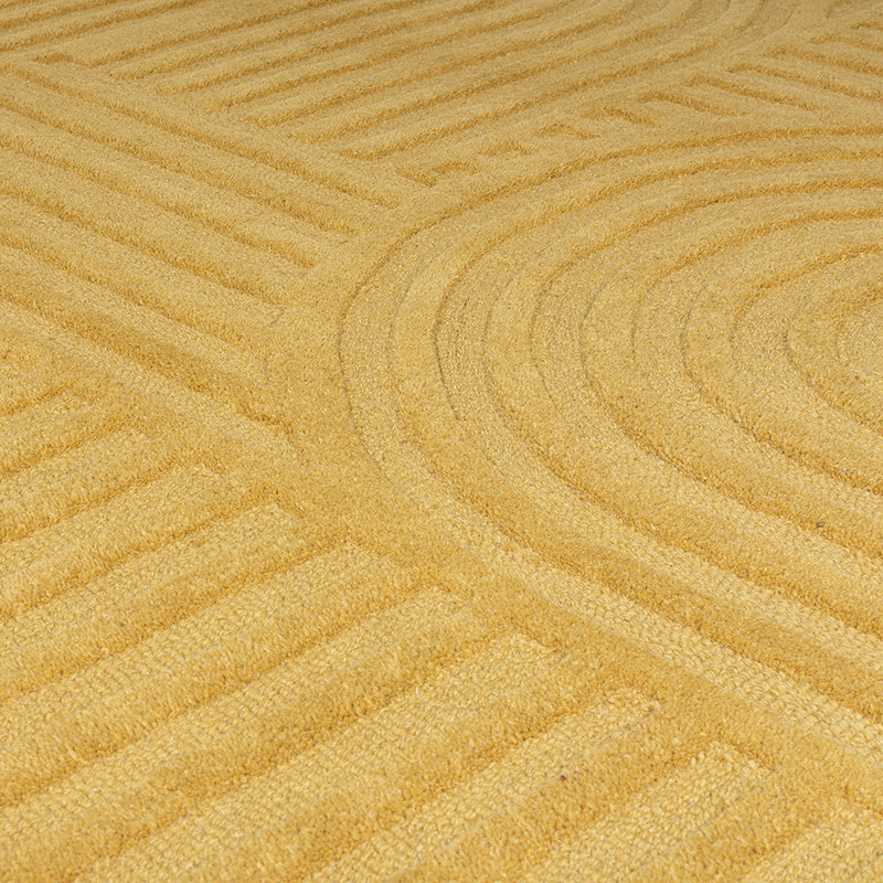 Modern floor rug - Solacio Zen Ochre Yellow