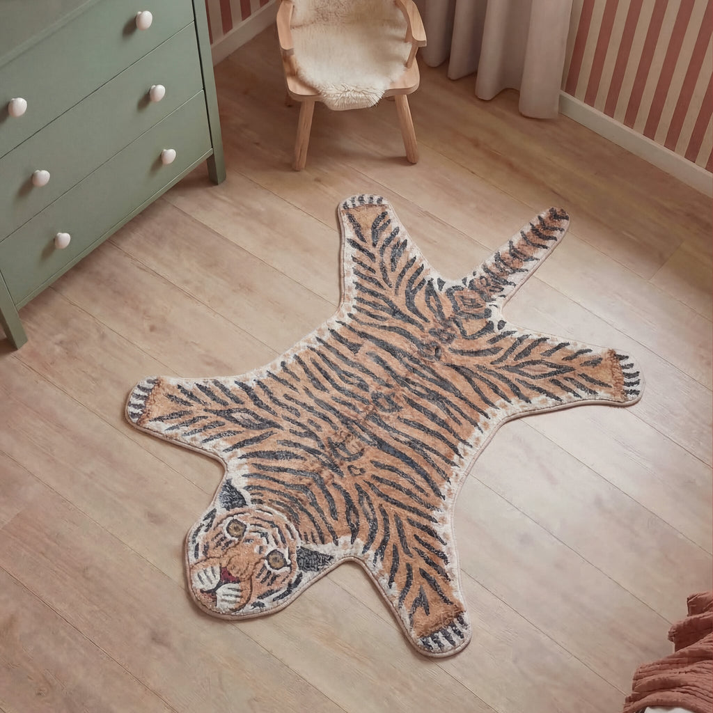 Kids Rug - Wild Tiger Multicolour