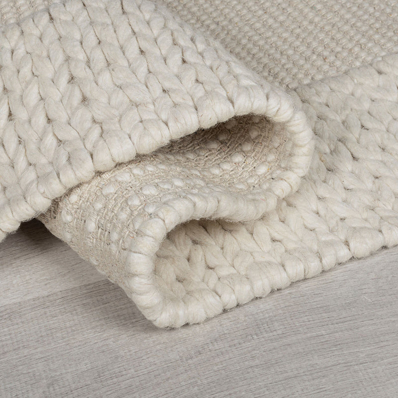 Wool floor rug - Pero Cream