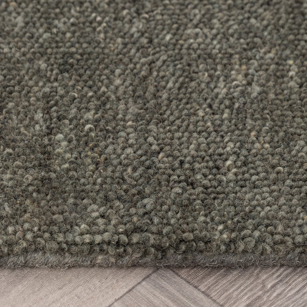 Berber rug - Aicha Pebble Dark Green