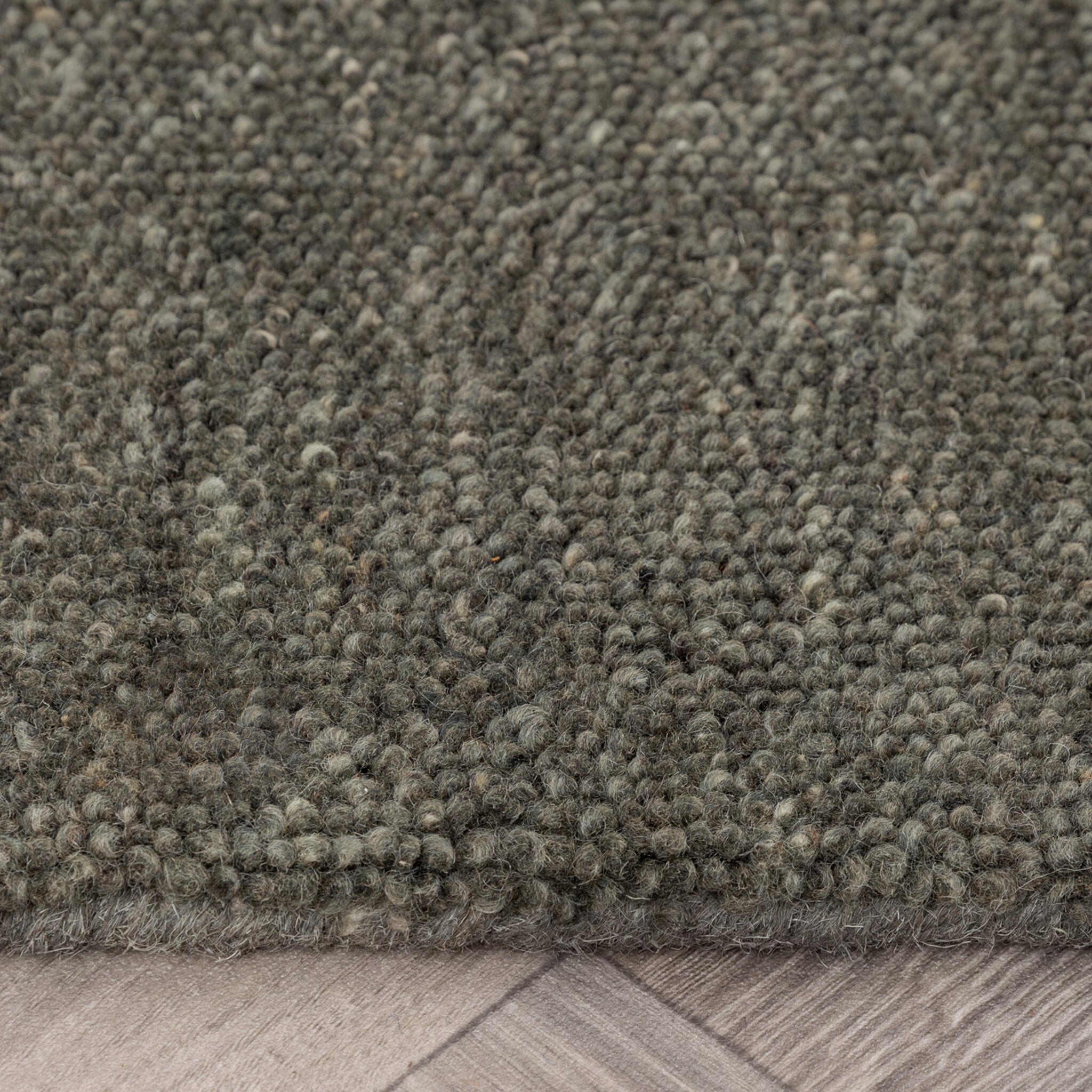 Berber rug - Aicha Pebble Dark Green