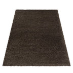 High-Pile Floor Rug - Fuzzy Brown