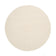 Round Wool Rug - Feline White