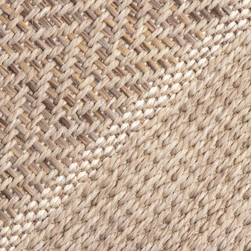 Jute Outdoor Rug - Fora Edge Natural