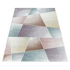 Low-pile floor rug - Smoothly Design Multicolor