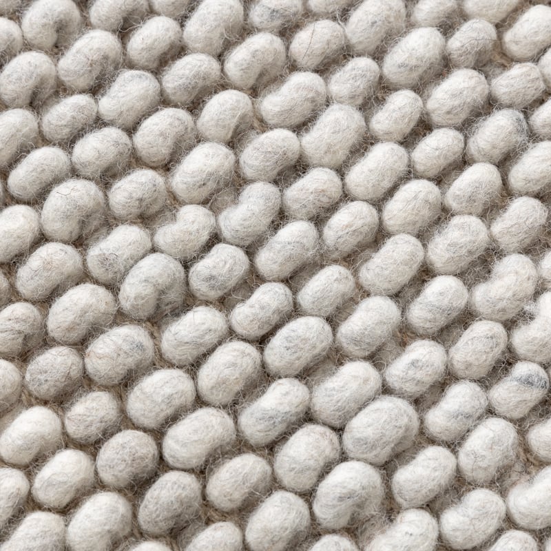 Wool Rug - Luminous Light Grey