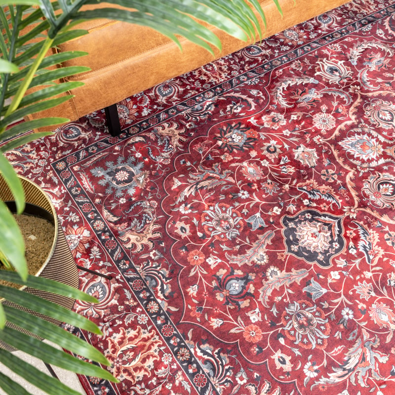 Vintage Rug - Imagine Medallion Red