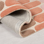 Modern area rug - Rado Fossil Terracotta