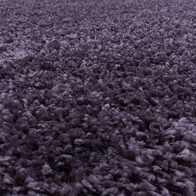 High-pile floor rug - Softy Purple