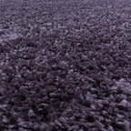High-pile floor rug - Softy Purple