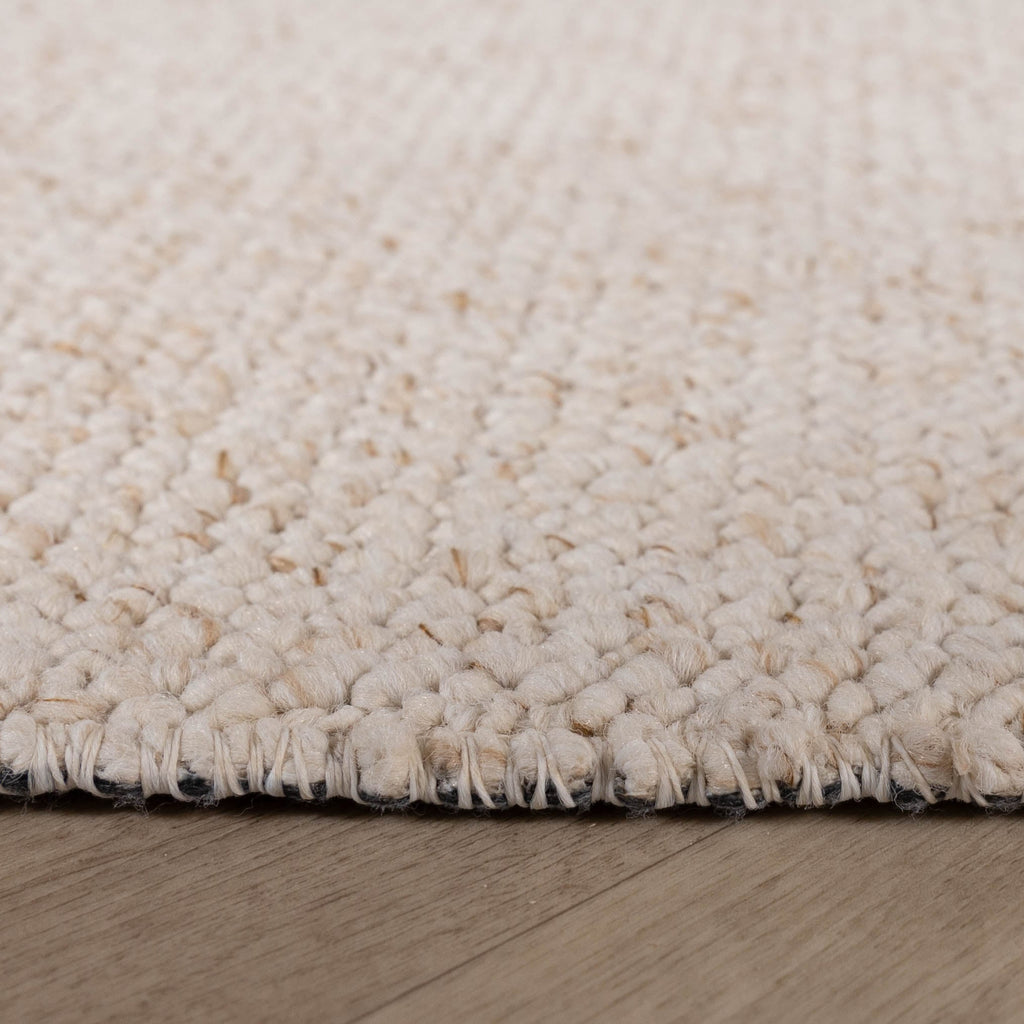 Washable Rug - Bruno Cream/White