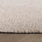 Washable Rug - Bruno Cream/White