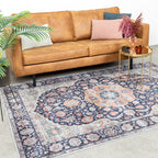 Vintage Rug - Imagine Medallion Blue