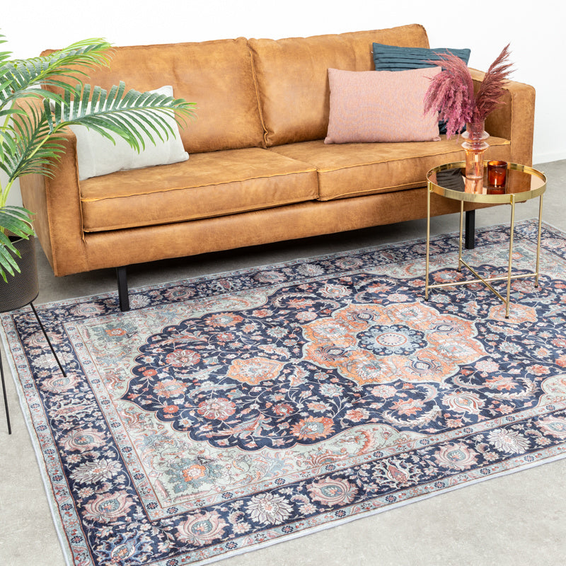 Vintage Rug - Imagine Medallion Blue