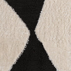 Japandi Rug - Yori Abstract Cream/Black