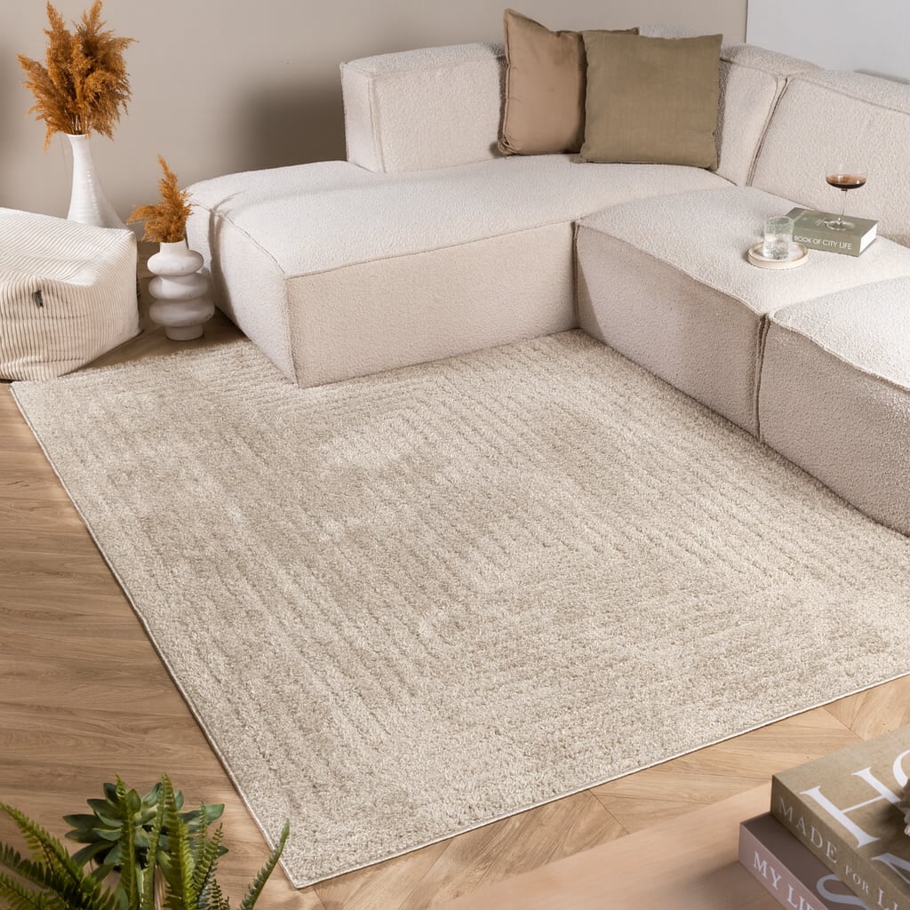 Scandinavian rug - Lova Frames Beige
