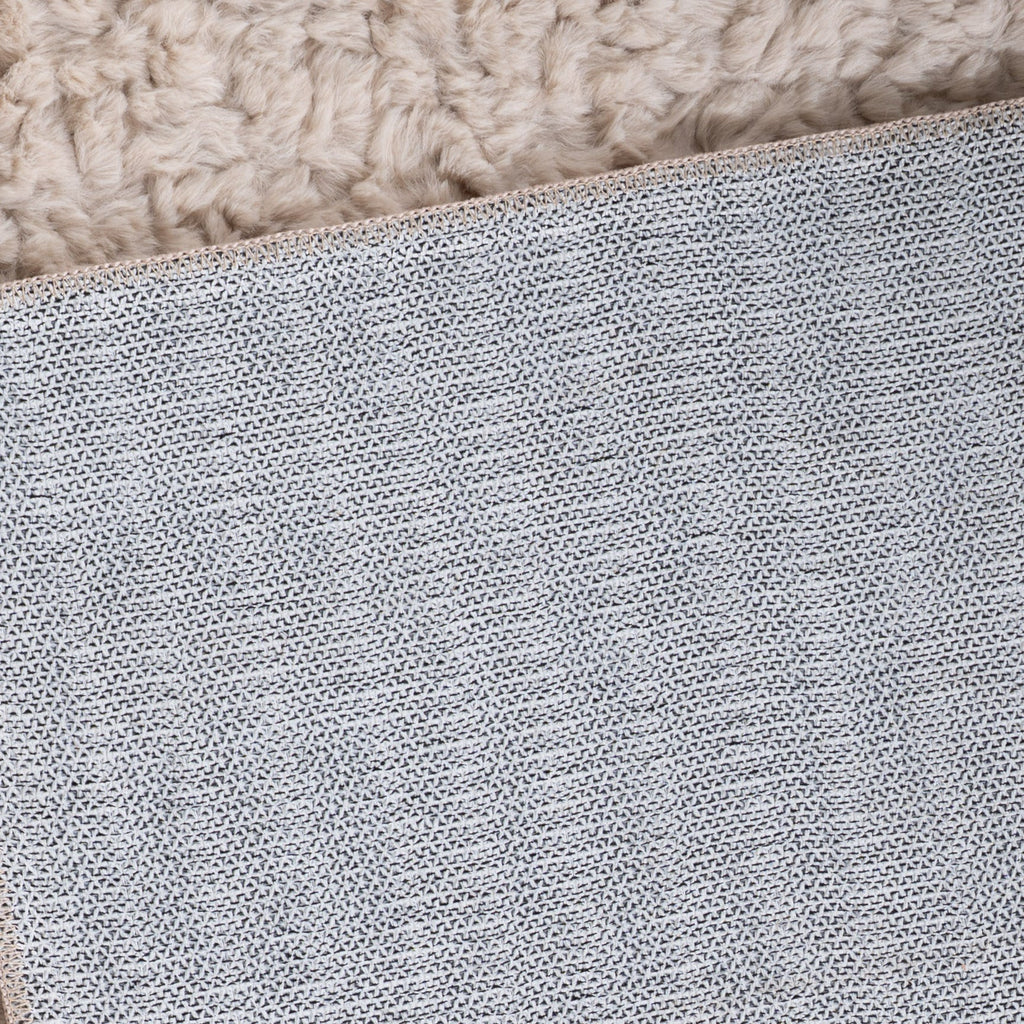 Round Fluffy Rug – Bobby Cream