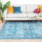 Vintage Rug - Estate Medallion Light Blue