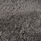 Oval Shaggy Rug - Blaze Grey