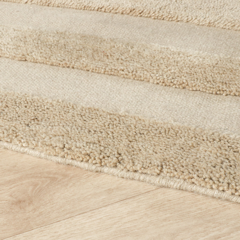 Wool Rug – Judith Border Greige