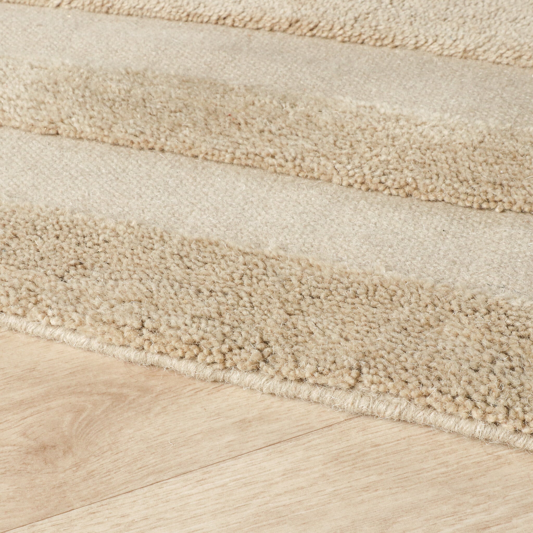 Wool Rug – Judith Border Greige