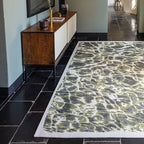 Abstract floor rug - Swim River 9354