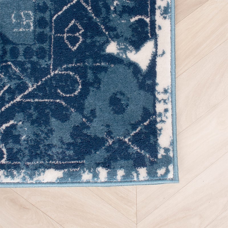 Vintage Rug - Deep Tile  Blue