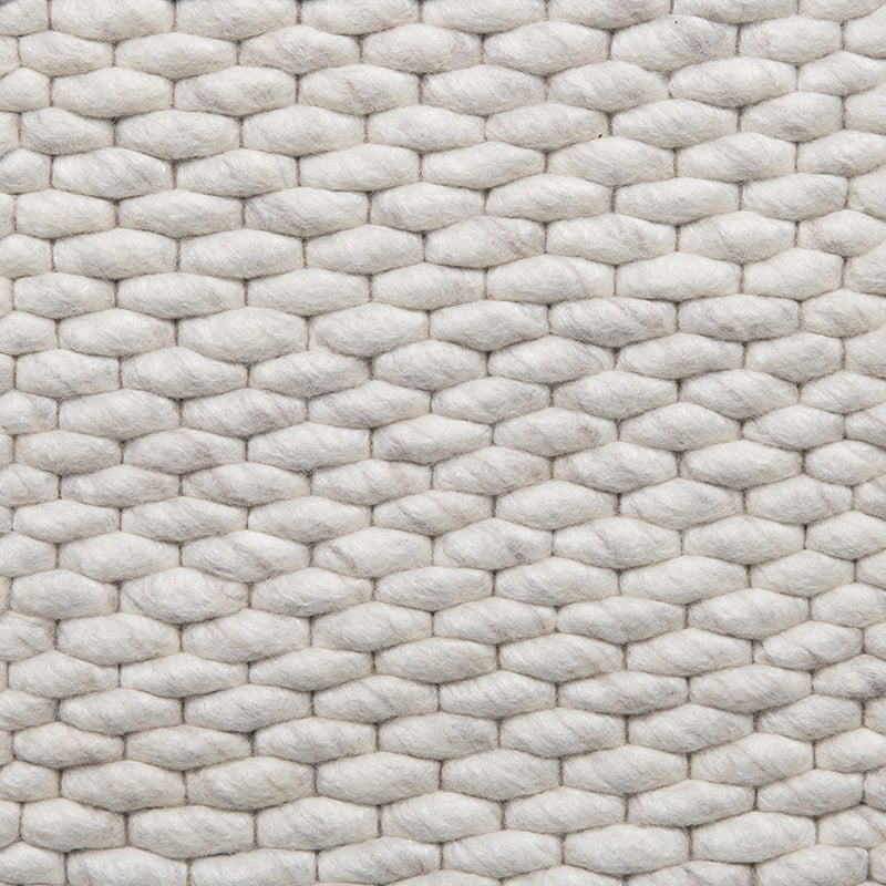 Wool floor rug - Genua Cream/White 815