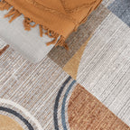 Round washable rug - Misha Blocks Multicolour