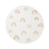 Round Washable Kids Rug - Evi Rainbow Multicolour