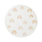 Round Washable Kids Rug - Evi Rainbow Multicolour