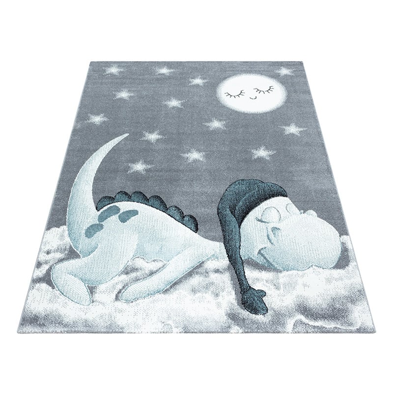 Kids Rug - Bambi Dino Blue