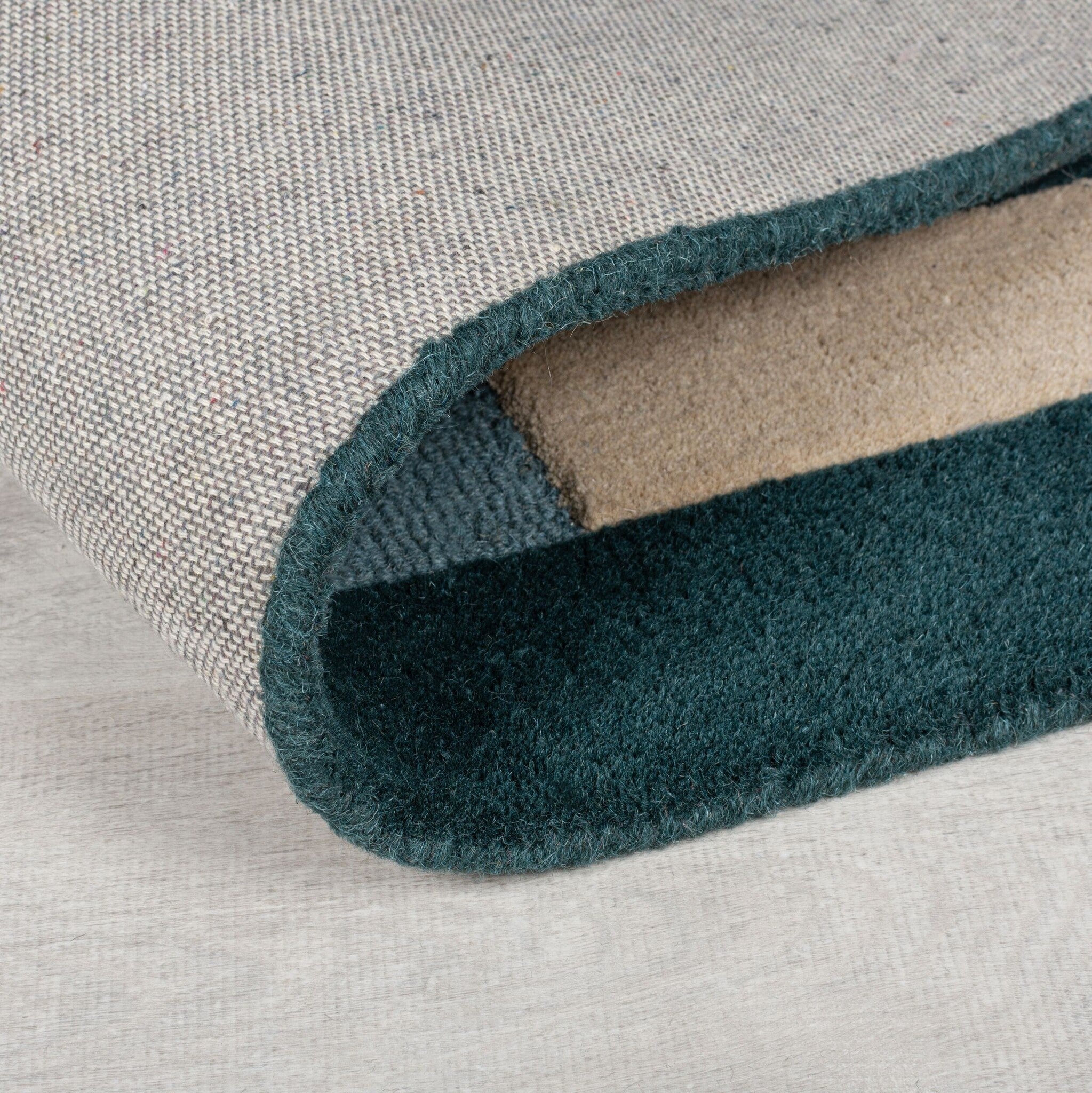 Geometric floor rug - Labyrinto Blue
