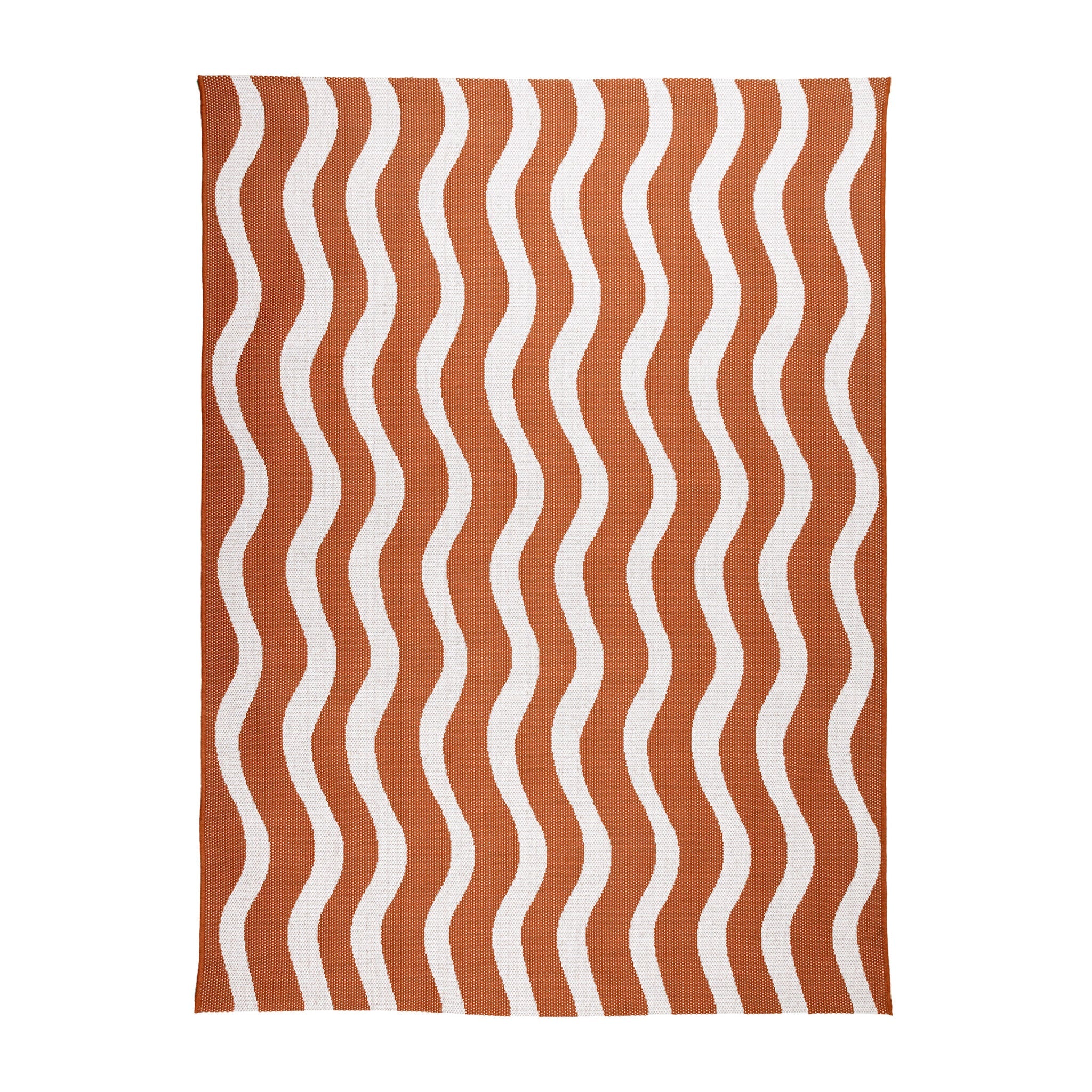 Outdoor Rug - Summer Waves Terracotta