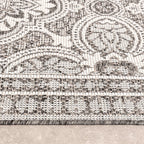 Square Outdoor Rug - Summer Oriental Grey