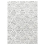 Scandinavian Floor Rug - Pitea Diamond Grey