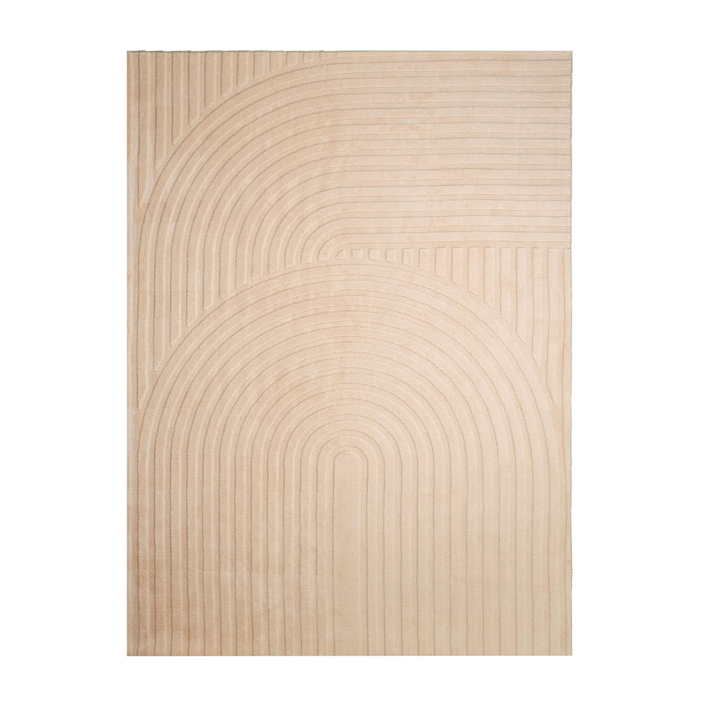 Scandinavian Rug - Charm Curves Beige