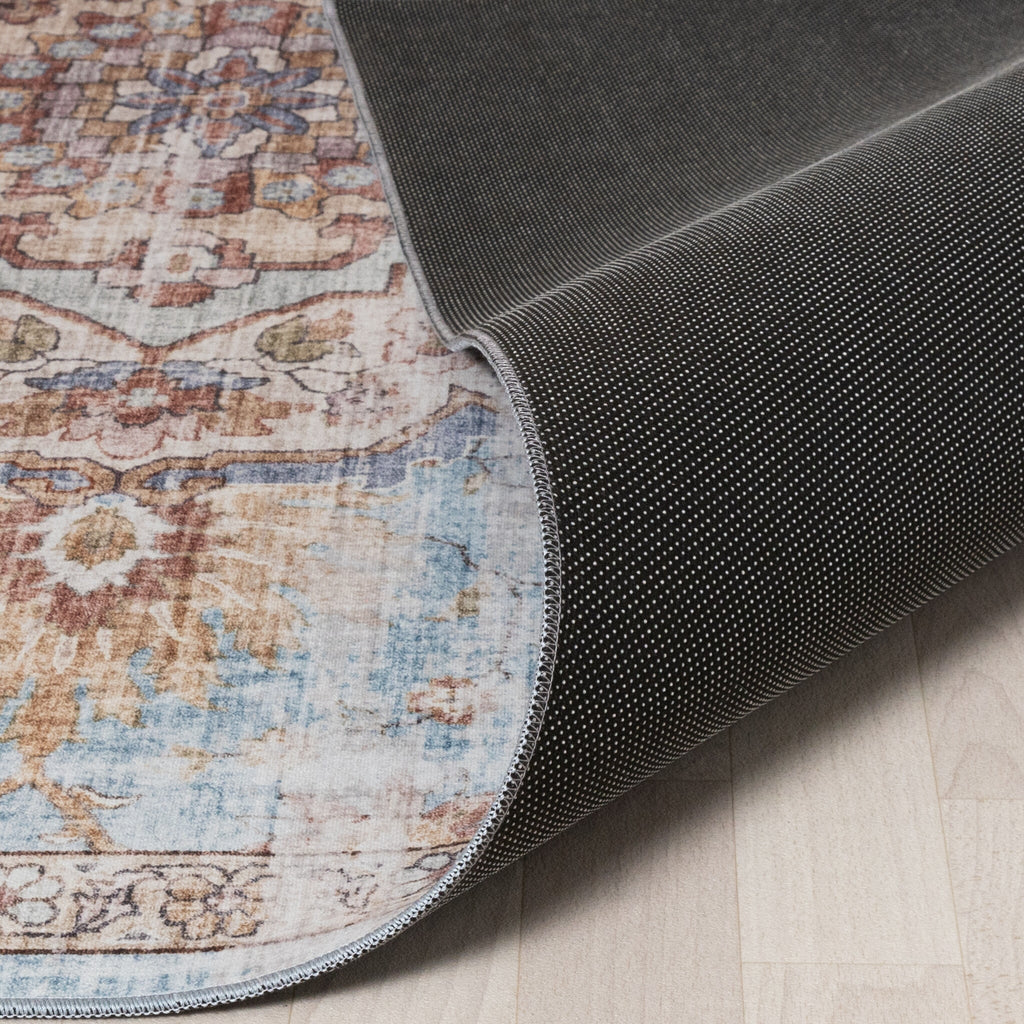 Oriental Rug - Leyla Medallion Light Blue