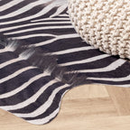 Zebra Rug - Bovine Black/White