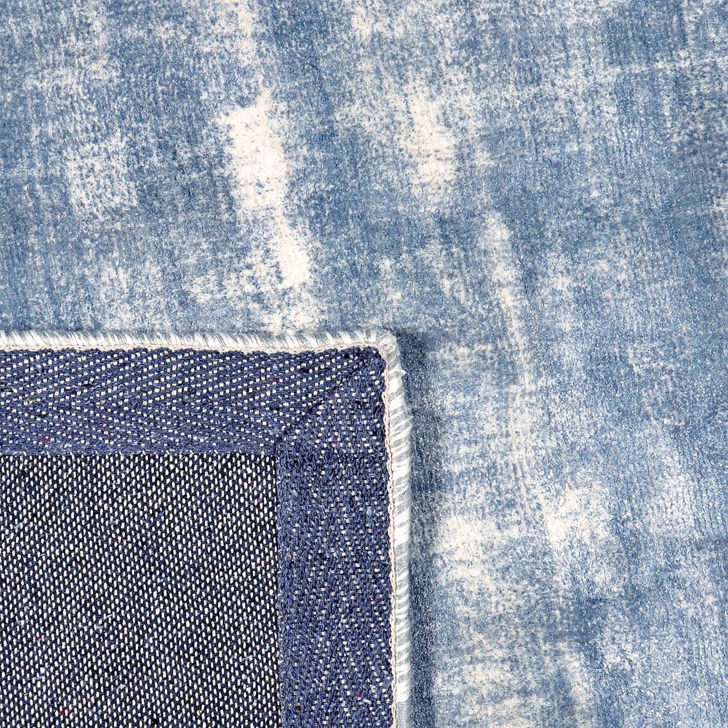 Viscose floor rug - Alain Blue