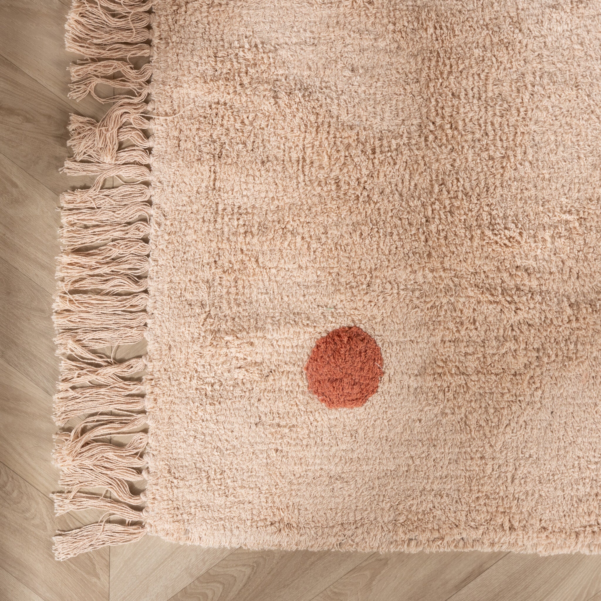 Kids Room Rug – Lou Dots Terracotta