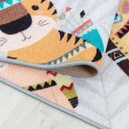 Play Rug - Pleun Animals Hopscotch Grey